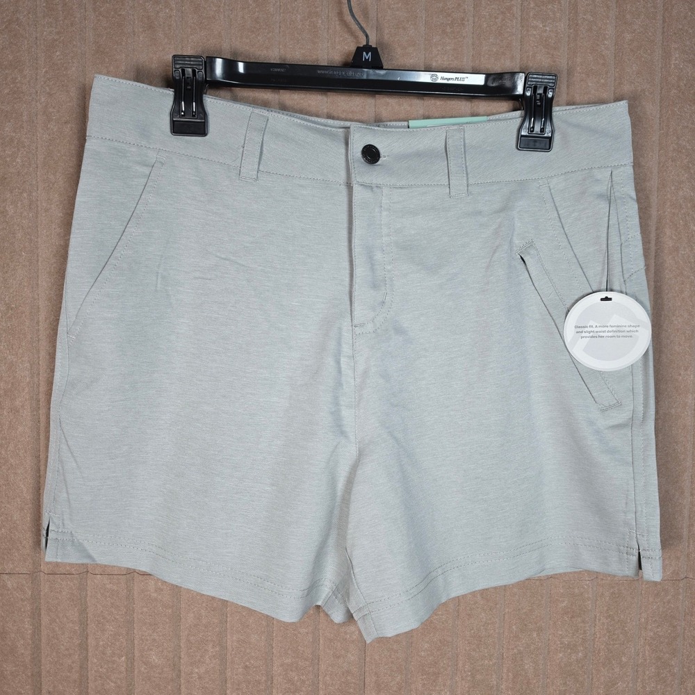 Magellan Outdoors Women's Falcon Lake Shorty shorts, Medium, Monument Heather